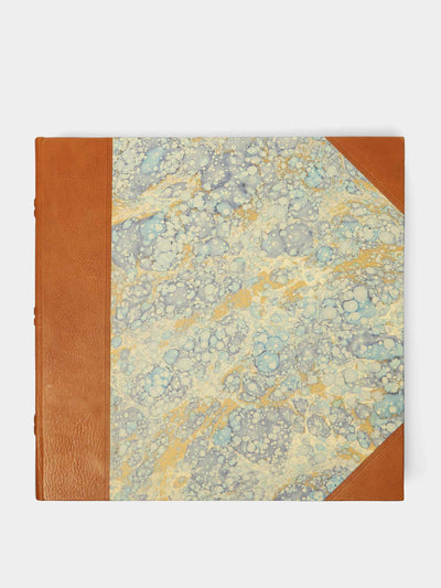 Giannini Firenze Marbled leather photo album at Collagerie