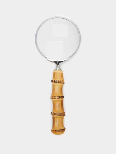 Lorenzi Milano Bamboo magnifying glass at Collagerie