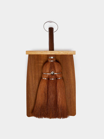 Takada Cypress dustpan and brush at Collagerie