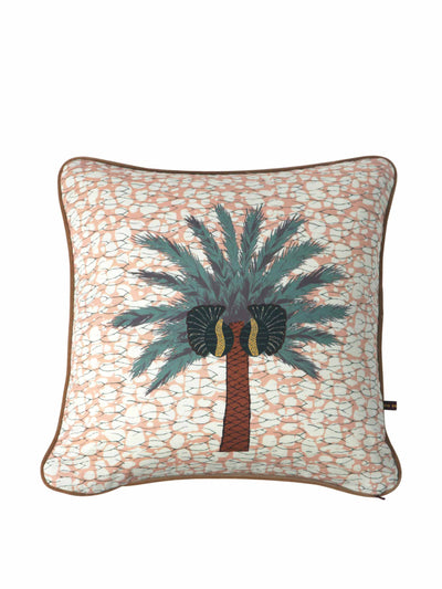 Eva Sonaike Aburi pink cushion at Collagerie