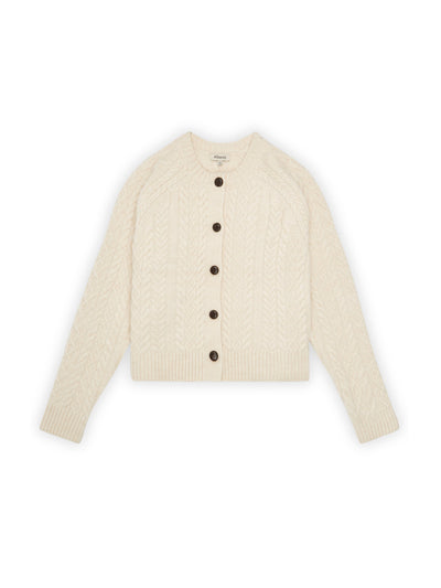 Albaray Cream cardigan at Collagerie