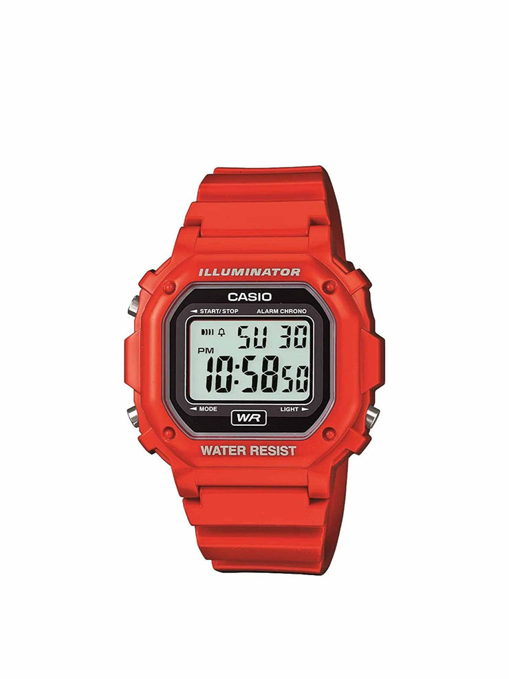 Red digital watch  Casio    - Collagerie