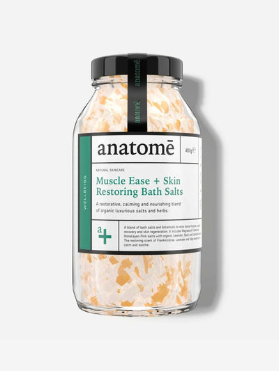 Anatome Muscle Ease + Skin Restoring bath salts at Collagerie