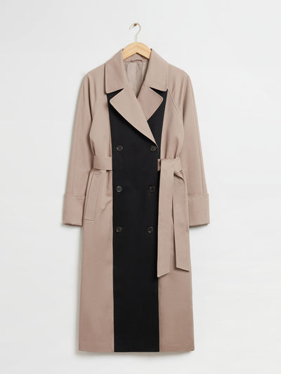 & Other Stories Relaxed double breasted trench coat at Collagerie