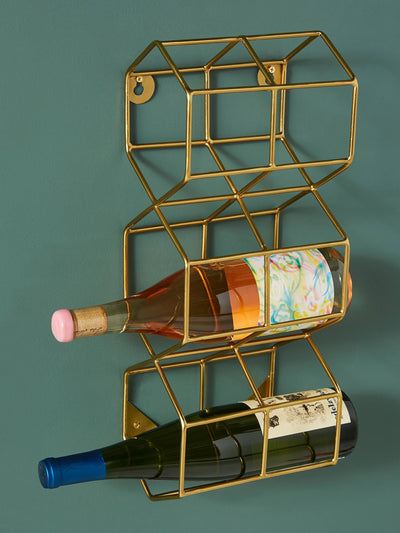 Anthropologie Thea wall mounted wine rack at Collagerie