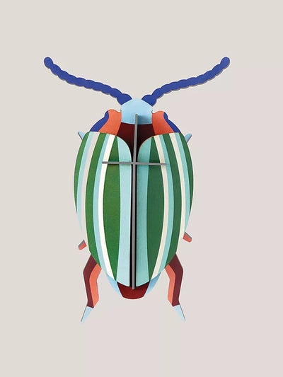 Studio roof 3D beetle wall art at Collagerie