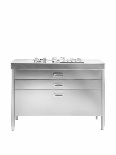 Alpes Inox Steel cooking oven and side at Collagerie