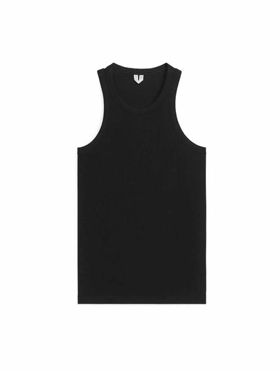 Arket Cotton black tank top at Collagerie