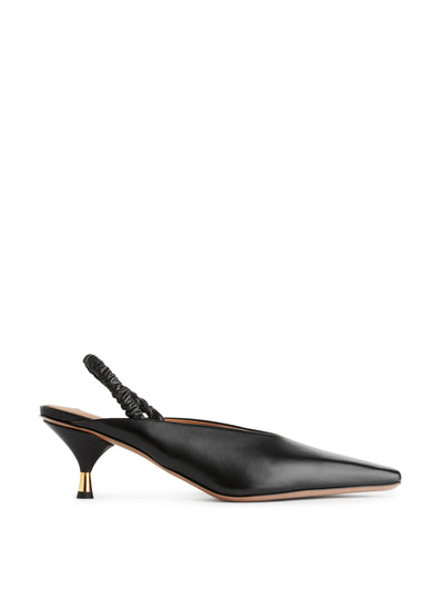 Arket Slingback leather pumps at Collagerie