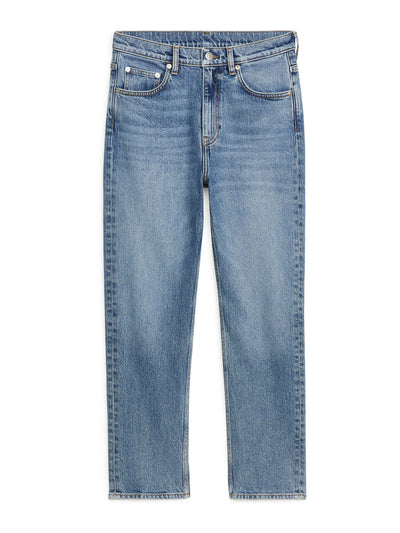 Arket Regular cropped stretch jeans at Collagerie