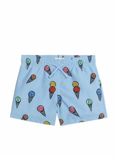 Arket Blue swim shorts at Collagerie