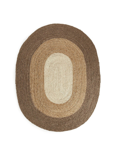 Arket Brown jute rug at Collagerie