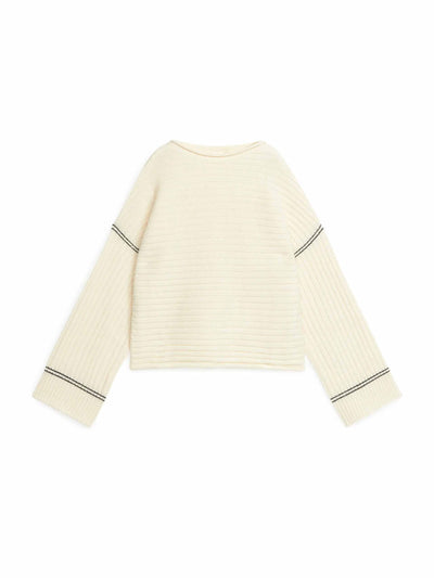 Arket Rib-knitted wool jumper at Collagerie