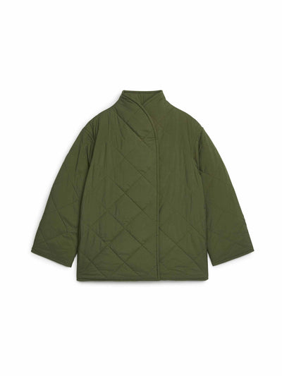 Arket Quilted shawl collar jacket at Collagerie