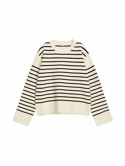 Arket Relaxed cotton jumper at Collagerie