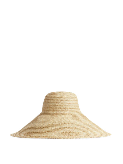 Arket Wide brim straw hat at Collagerie