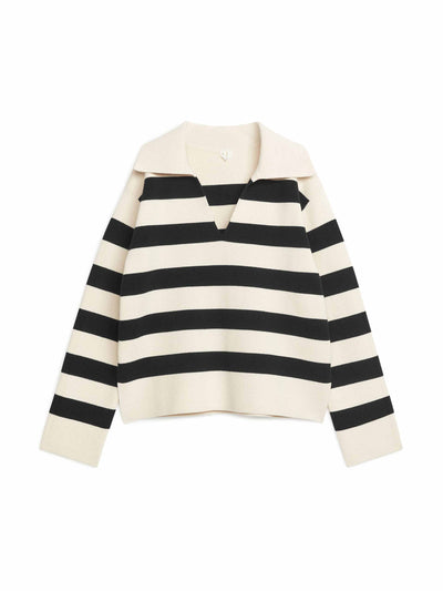 Arket Striped cotton jumper at Collagerie