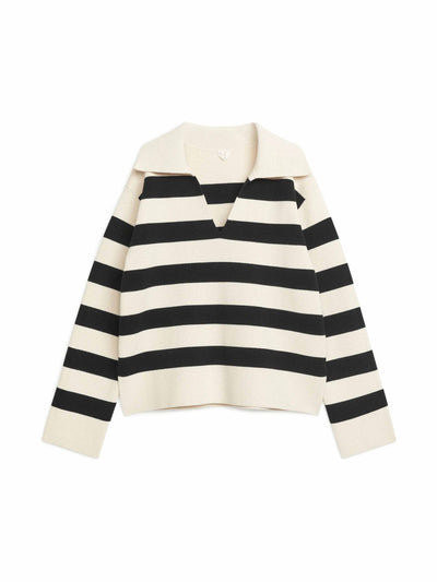 Arket Striped cotton jumper at Collagerie