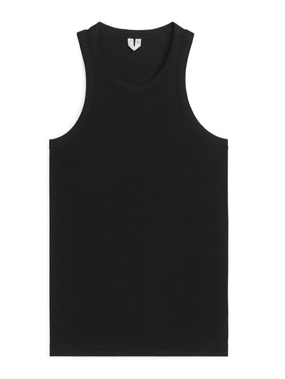 Arket Rib racer tank top at Collagerie