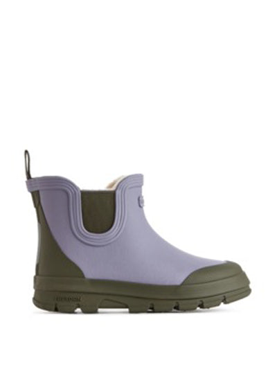 Tretorn Lilac rubber Chelsea boots at Collagerie