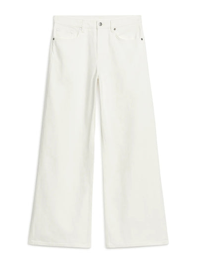 Arket White wide-leg jeans at Collagerie