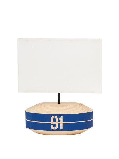 batela Wooden oval buoy lamp at Collagerie