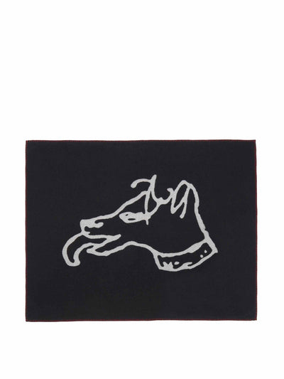 Bella Freud Wool and cashmere blend dog blanket at Collagerie