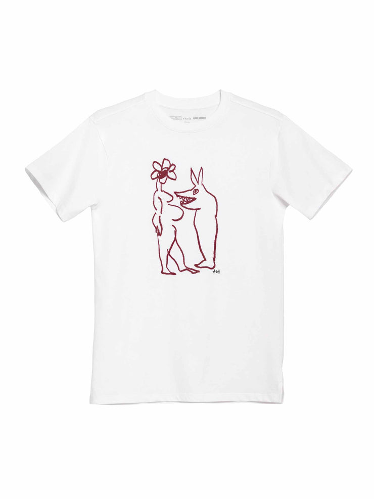 White T-shirt : profits donated  to east LA women’s center and southall black sisters charities