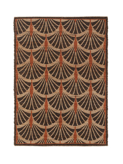 Benuta Art Deco patterned jute rug at Collagerie