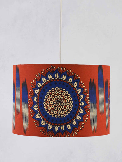 Bespoke Binny African wax print lampshade at Collagerie