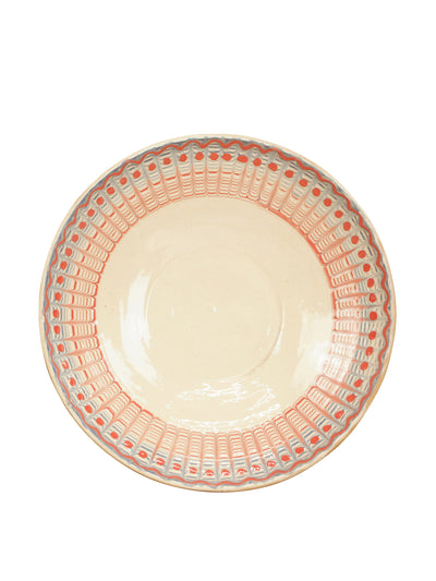 Birdie Fortescue Romanian dinner plate at Collagerie