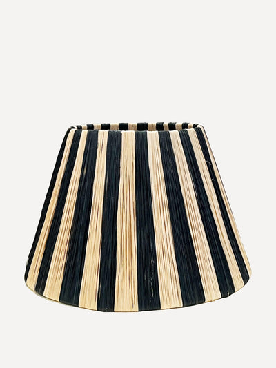 Arbala Black stripe Tangier lampshade at Collagerie