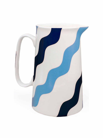 CasaCarta Mixed blue pitcher jug at Collagerie