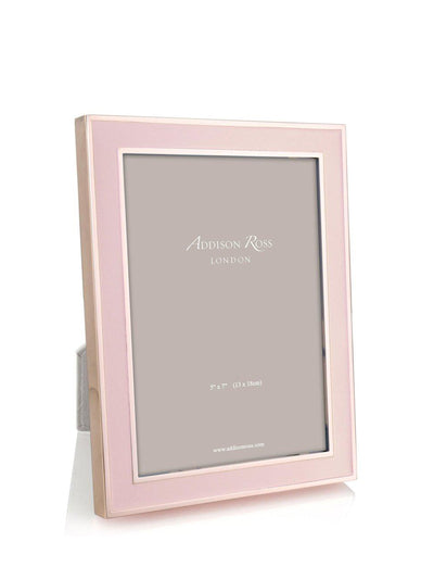 Addison Ross Pink enamel and rose gold frame at Collagerie