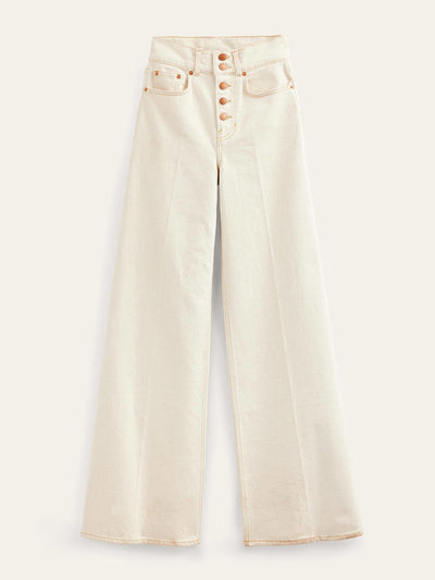 Boden Ultra high-rise wide leg jeans at Collagerie