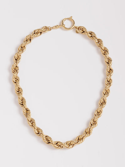 Bonanza paris 24kt gold plated brass chain necklace at Collagerie