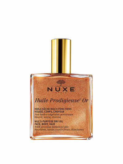 nuxe Shimmer body oil at Collagerie