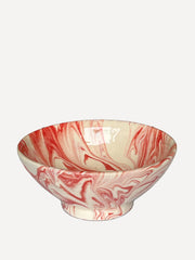 Pink swirl bowl