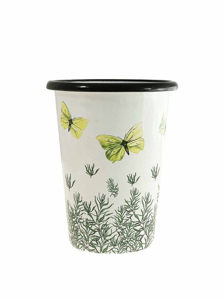 Brimstone butterfly tumblers, set of 6