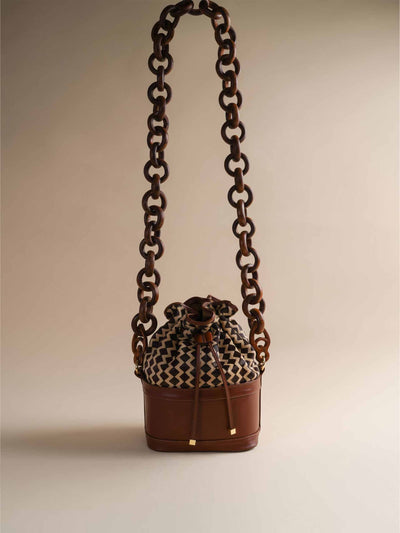 Brother Vellies Burkina bucket bag at Collagerie