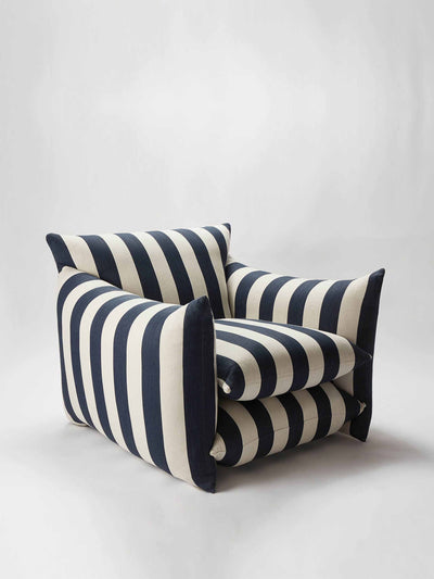 Buchanan Studio Striped armchair at Collagerie