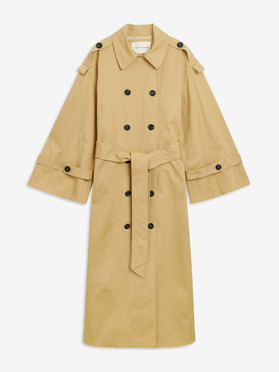 By Malene Birger Oversized belted trench coat at Collagerie