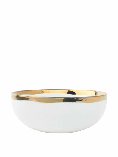 canvas home Gold glazed porcelain bowls set of 4 at Collagerie