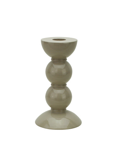 Addison Ross Short bobbin candlestick in cappuccino at Collagerie