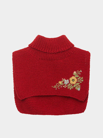 CARAMEL Rko neckwarmer - red at Collagerie