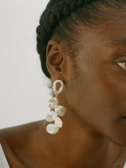 The Cascading Affair pearl earrings