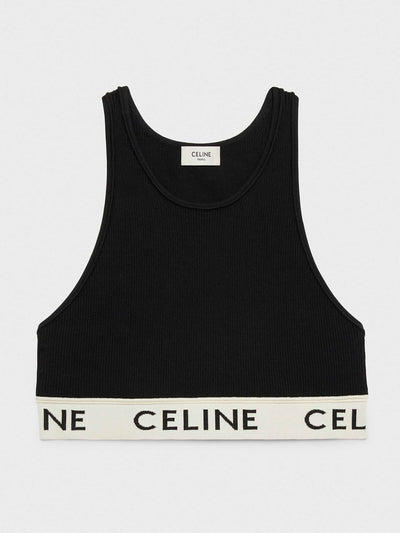 Celine Black sports bra at Collagerie