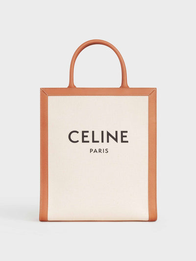 Celine Canvas tote bag with leather trim at Collagerie