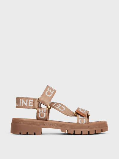 Celine Beige strappy sandal at Collagerie