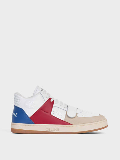 Celine Blue, white and red trainers at Collagerie